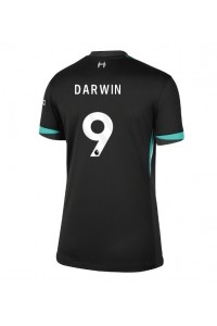 Liverpool Darwin Nunez #9 Fotballdrakt Borte Klær Dame 2024-25 Korte ermer